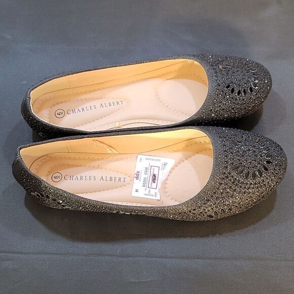 BRAND NEW CHARLES ALBERT DRESS SLIP-ON BALLERINA FLATS - Picture 8 of 16